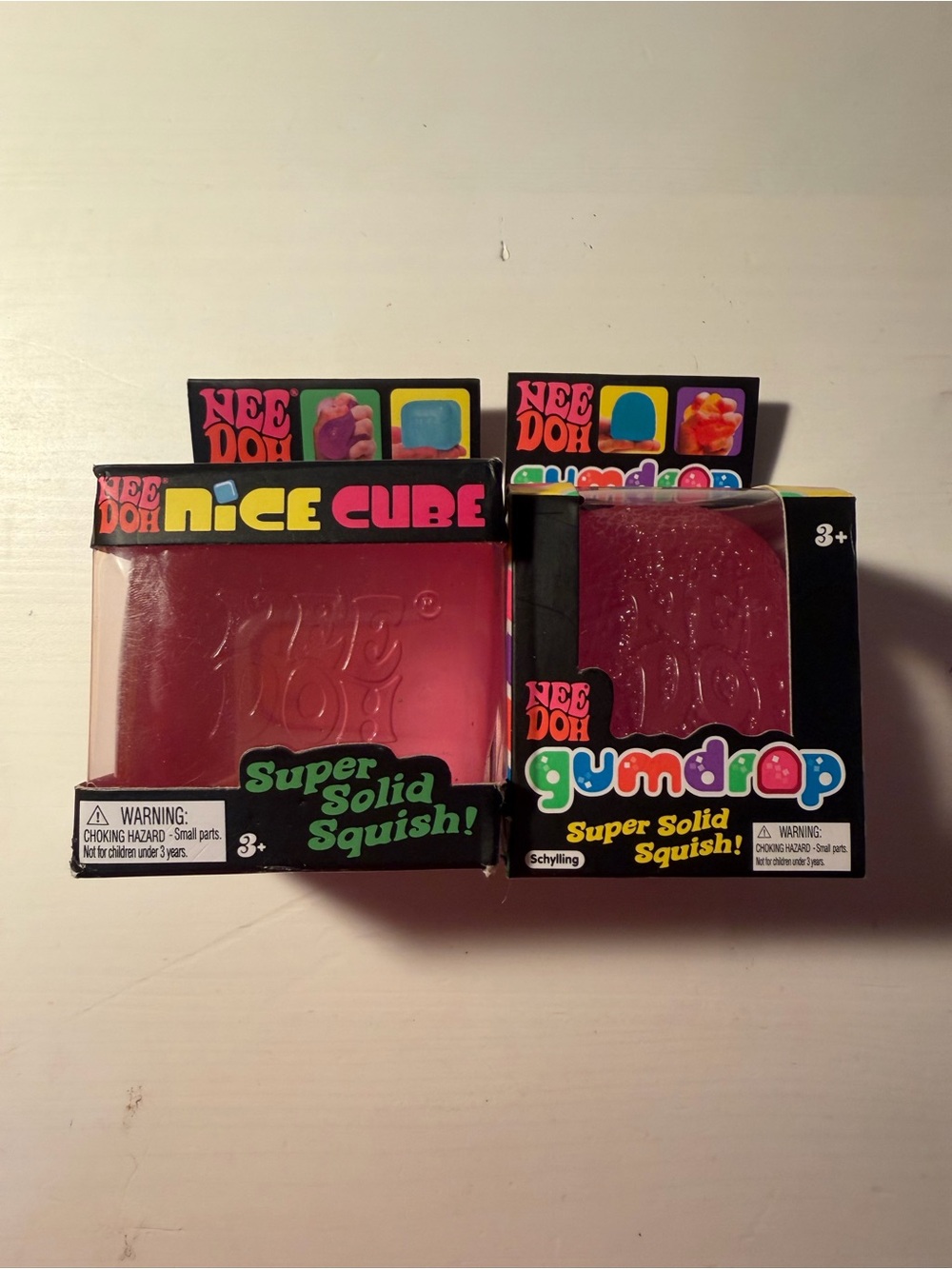 Pink Nice Cube & Gumdrop Super Solid Squish Toys - Picture 1 of 1